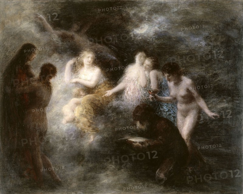 La tentation de saint Antoine, 1897. The Temptation of St Anthony.
