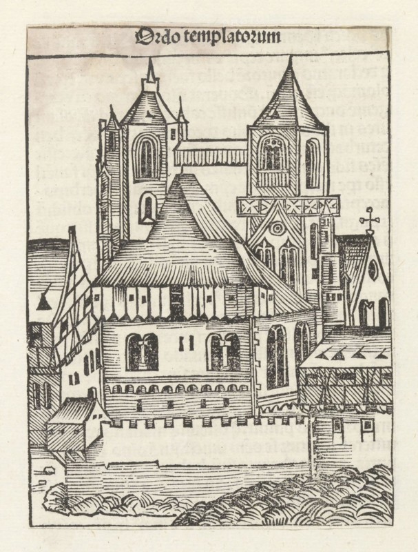 Ordo templatorum from Liber Chronicarum, 1493. Private Collection.