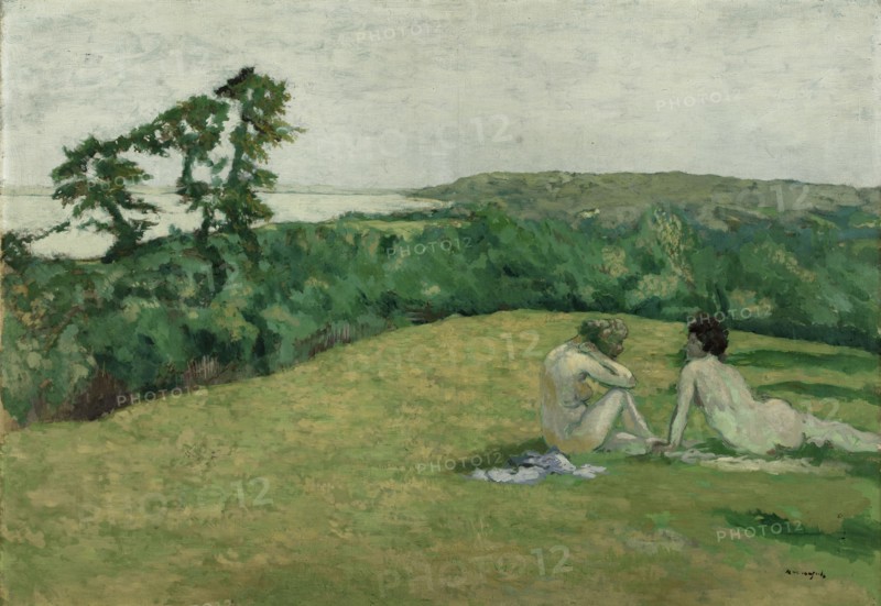 Devant la mer (Varengeville), before 1910. By the sea (Varengeville).