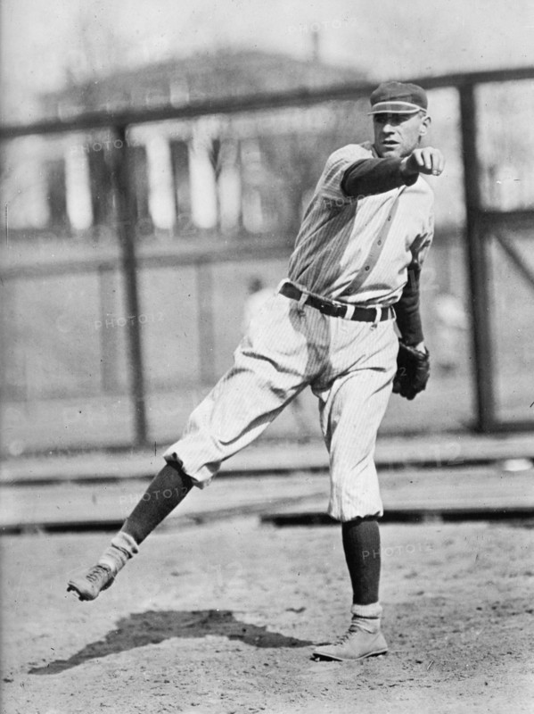 Long Tom Hughes, Washington American League (Baseball), ca. 1912-1913.
