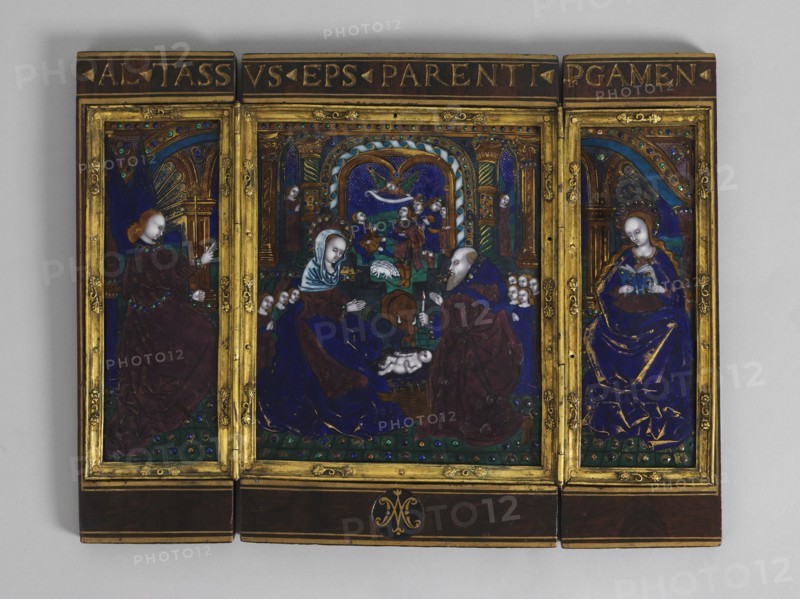 Nativity between the Angel and the Virgin of the Annunciation, c.1500.