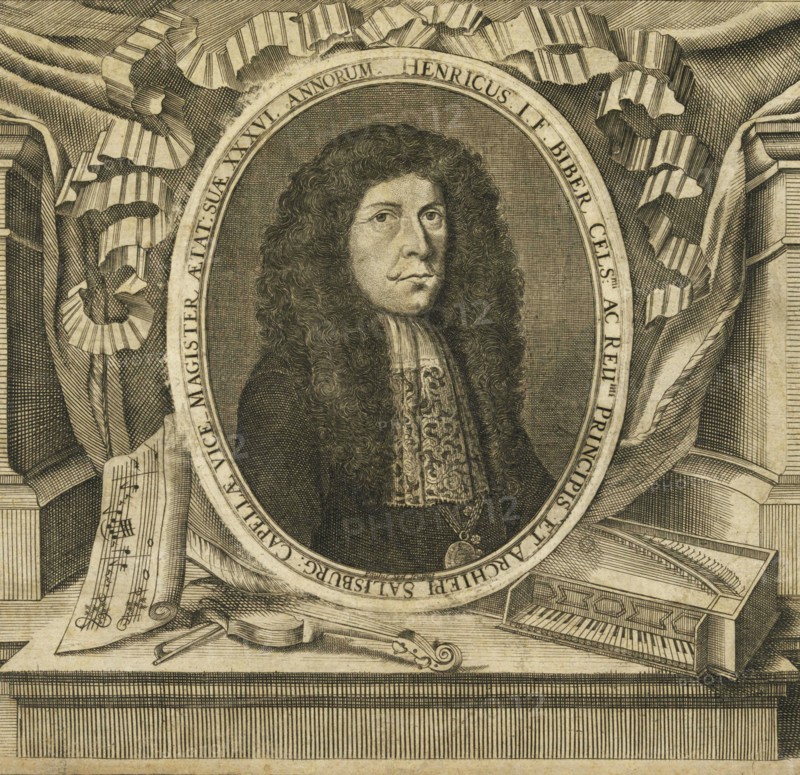 Portrait of Heinrich Ignaz Franz Biber (1644-1704). Private Collection.