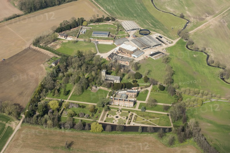 Longford Hall, country house and associated buildings, Derbyshire, 2021.