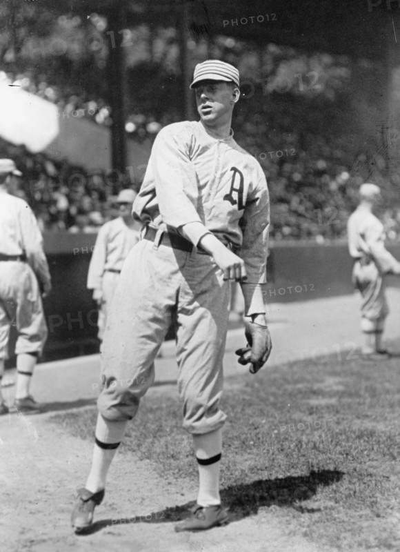Carroll "Boardwalk" Brown, Philadelphia American League (Baseball), 1913.