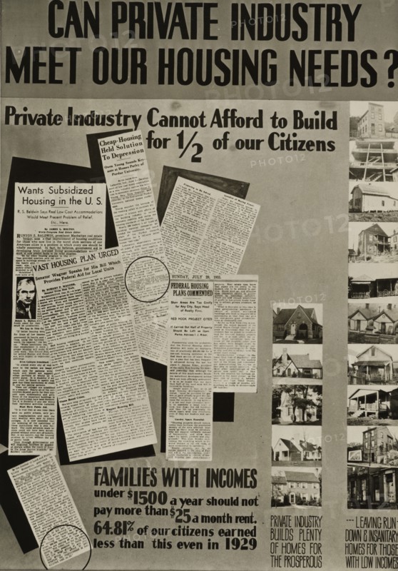 Poster by Record Section, Suburban Resettlement Administration,  1935-12.