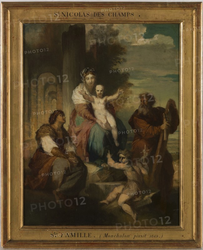 Sketch for the church of Saint-Nicolas-des-Champs: the Holy Family, 1882.