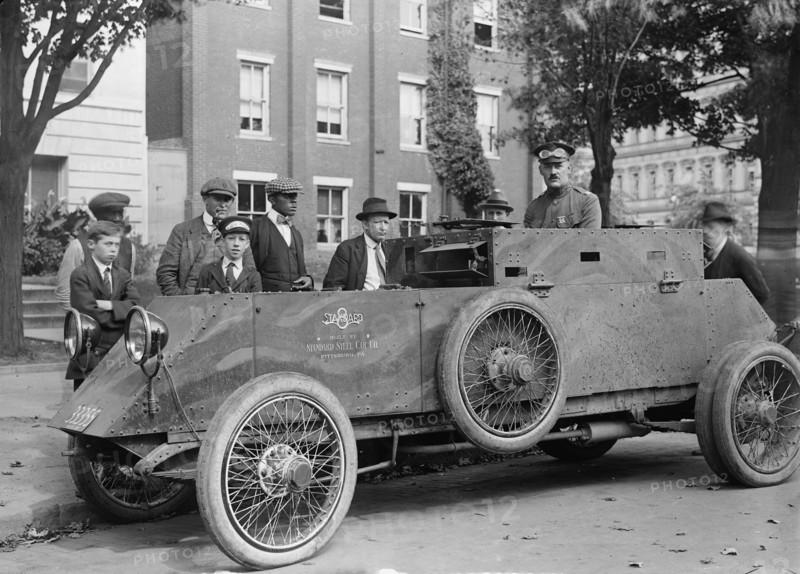 Army, U.S, Capt. - Renwick with Army Truck, 1917. Creator: Harris & Ewing.