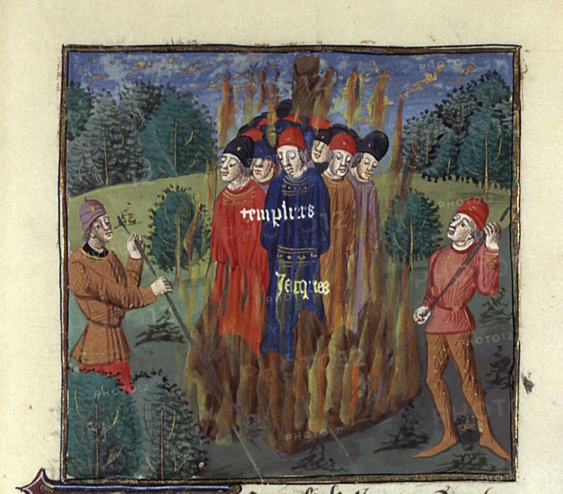 Execution of the Templars, Third Quarter of 15th cen.. Creator: Anonymous.
