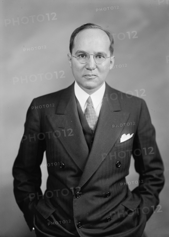 John W. Barriger III - Portrait, 1942. US businessman, railroad executive.