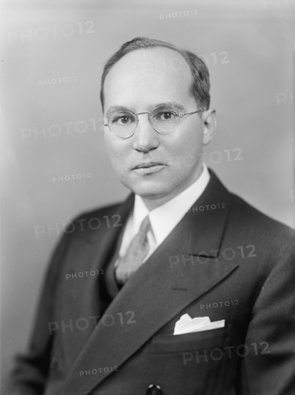 John W. Barriger III - Portrait, 1942. US businessman, railroad executive.