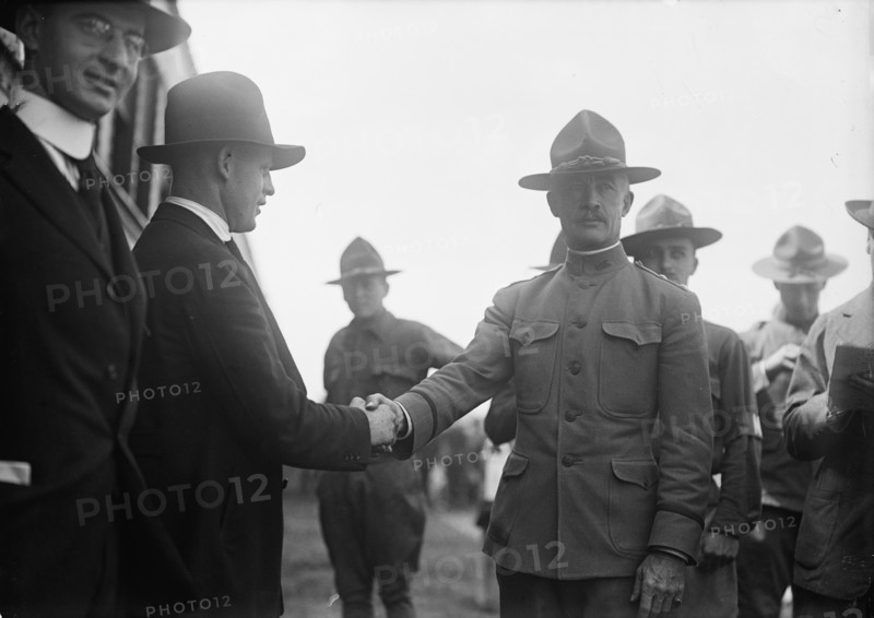 Camp Meade #1, Maryland - Major General Joseph Kuhn And H.T. Barnett, 1917.