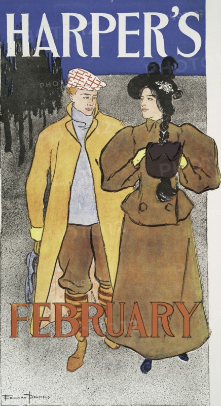 Harper's February, c1896. [Publisher: Harper Publications; Place: New York]