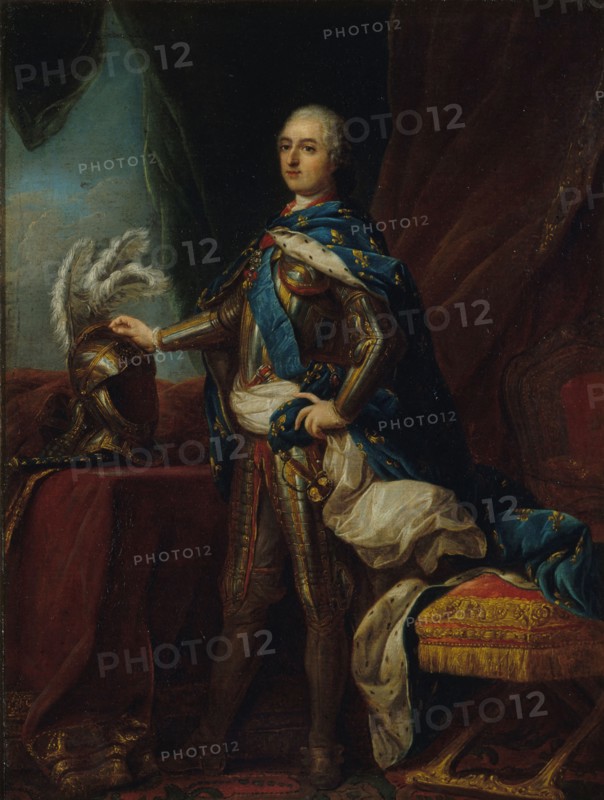 Portrait de Louis XV, d'après Charles-André Van Loo, between 1750 and 1760.