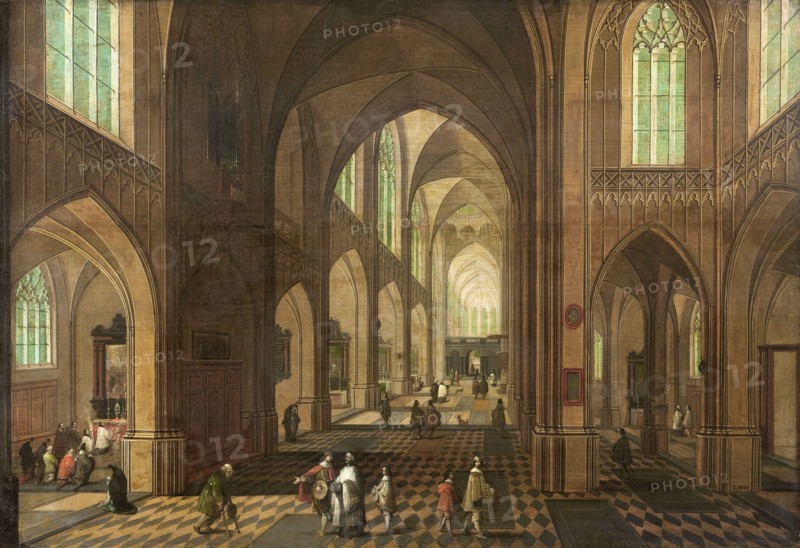 Intérieur d'église, between 1600 and 1661. Creator: Peeter Neeffs the Elder.