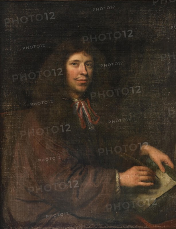 Portrait of the author Moliére (1622-1673), 17th century. Private Collection.
