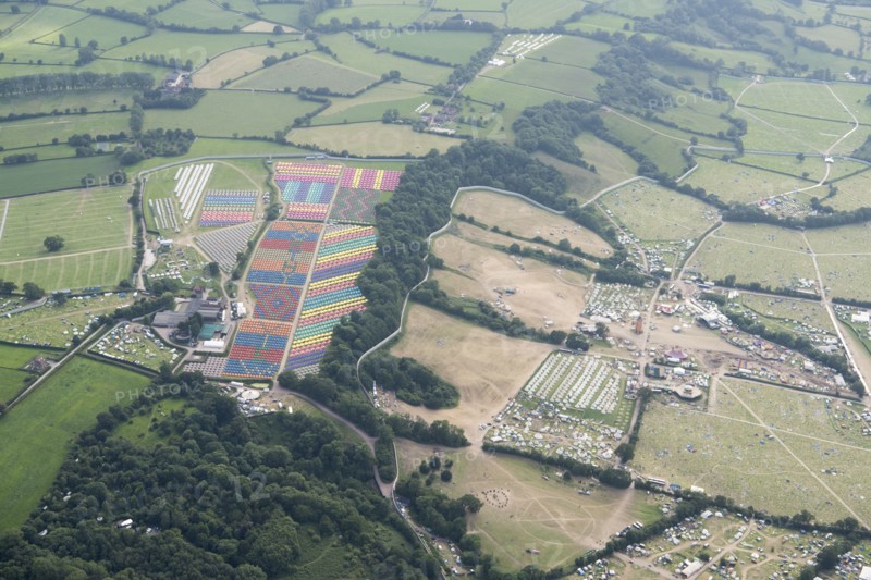 Glastonbury Festival 2019, 11 days after it had ended, Pilton, Somerset, 2019.