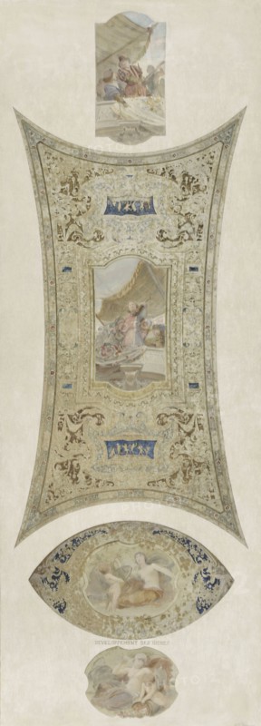 Esquisse pour la galerie Lobau de l'Hôtel de Ville de Paris : Le concert, 1890.