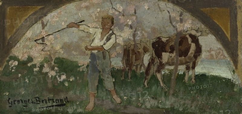 Esquisse pour la salle à manger de l'Hôtel de Ville : La viande bovine, c.1893.