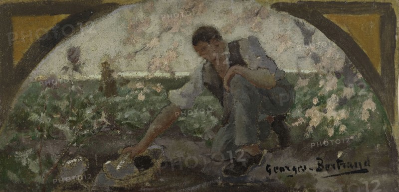 Esquisse pour la salle à manger de l'Hôtel de Ville de Paris : Le chou, c.1893.