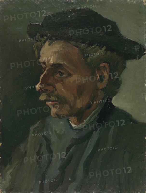 Head of a Man, 1885. Found in the collection of the Van Gogh Museum, Amsterdam.