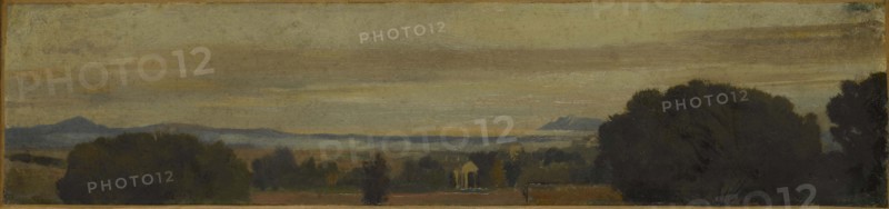 Paysage d'Italie, bord de mer, between 1859 and 1864. Italian landscape, coast.