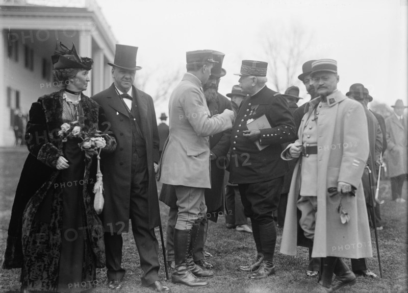 Allied Commission To U.S. Daniels; Joffre; Remon, 1917. Creator: Harris & Ewing.