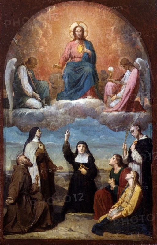 Esquisse pour l'église de la Trinité : Le Sacré Coeur, c.1870. The Sacred Heart.