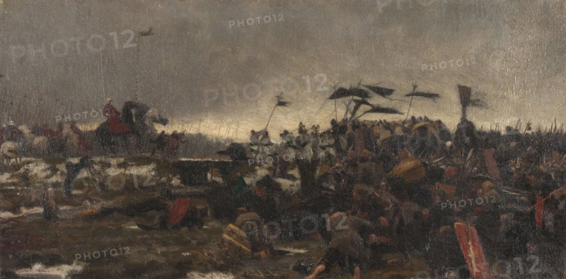 La soumission des Casselois, 10 janvier 1430, 1887. Creator: Francis Tattegrain.