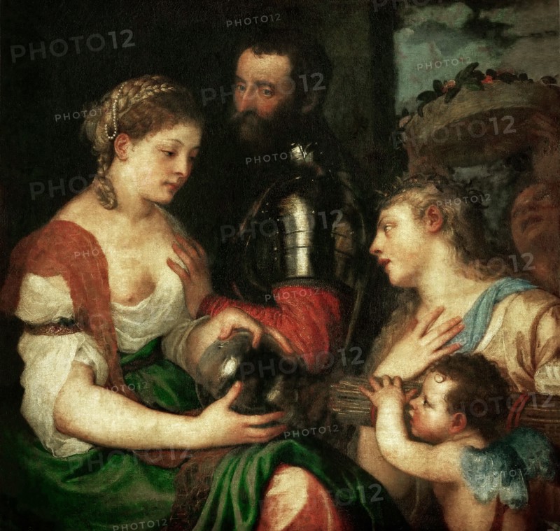 Allegoria coniugale (Allegory of Marriage), ca 1532. Creator: Titian (1488-1576).
