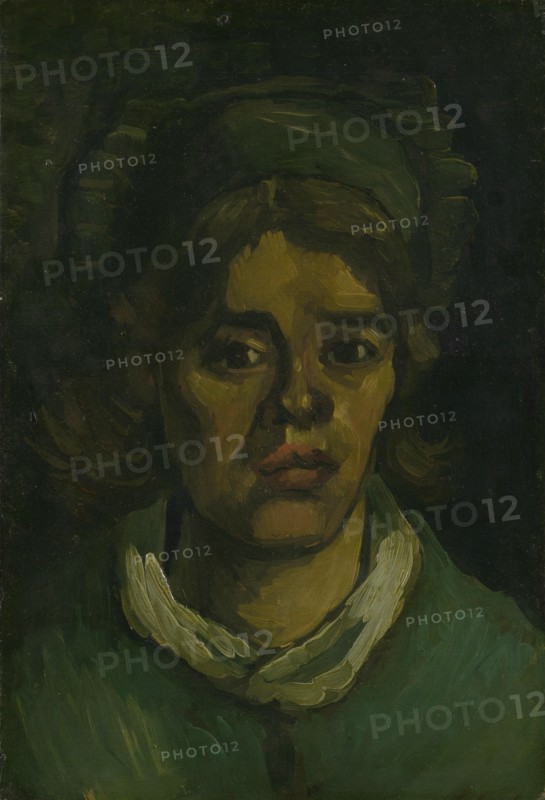 Head of a Woman, 1885. Found in the collection of the Van Gogh Museum, Amsterdam.