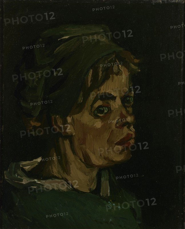 Head of a Woman, 1885. Found in the collection of the Van Gogh Museum, Amsterdam.