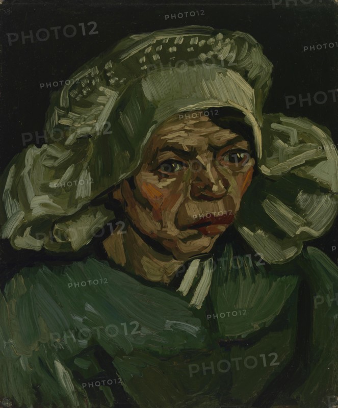 Head of a Woman, 1885. Found in the collection of the Van Gogh Museum, Amsterdam.