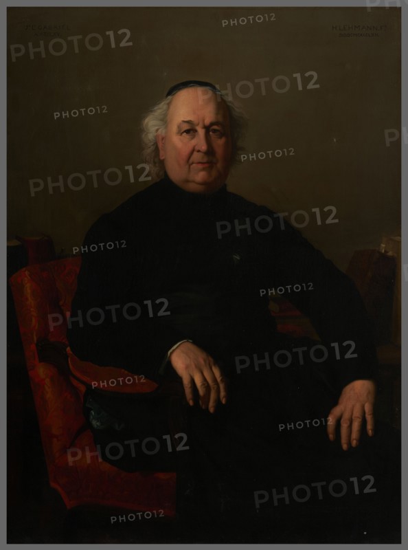 Portrait de Jean-Louis Gabriel, curé de Saint-Merri, 1862. Creator: Henri Lehmann.