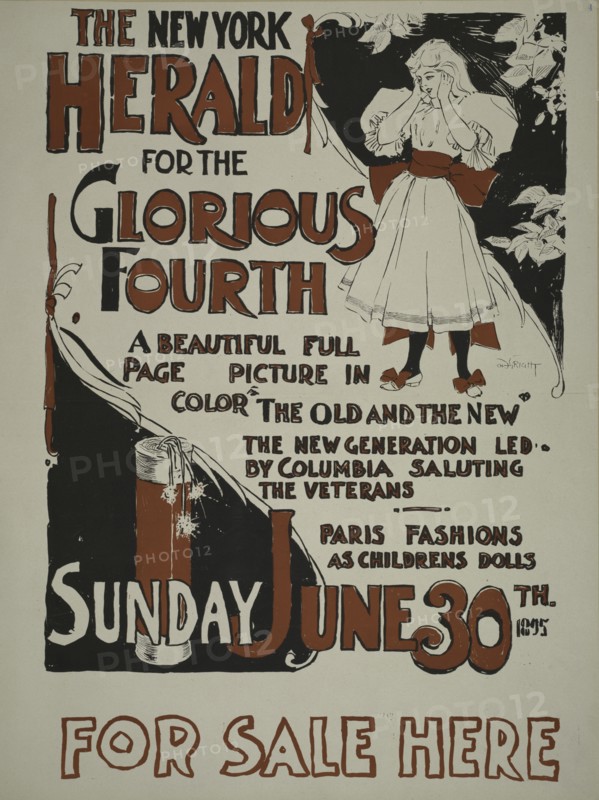 The New York Sunday herald for the glorious fourth. Sunday June 30th 1895., c1895.