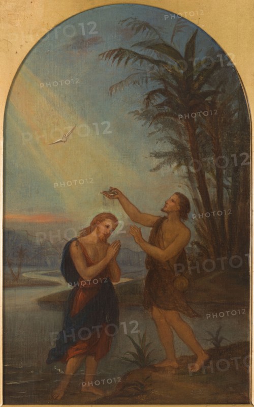 Esquisse pour l'église de Montrouge : Baptême du Christ, c.1869. Baptism of Christ.