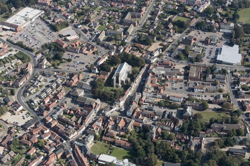 The High Street Heritage Action Zone and town centre, North Walsham, Norfolk, 2020.