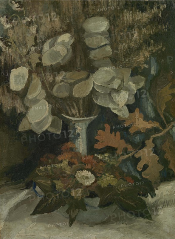Vase with Honesty, 1884. Found in the collection of the Van Gogh Museum, Amsterdam.