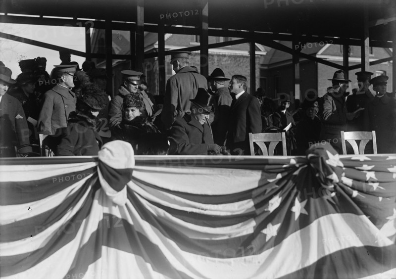 Woodrow Wilson, Fort Myer Officers' Training School, 1917. Creator: Harris & Ewing.