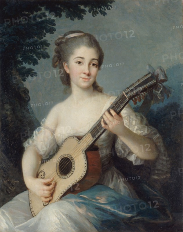 Portrait de Marie-Louise-Adélaïde-Jacquette de Robien, vicomtesse de Mirabeau, 1774.