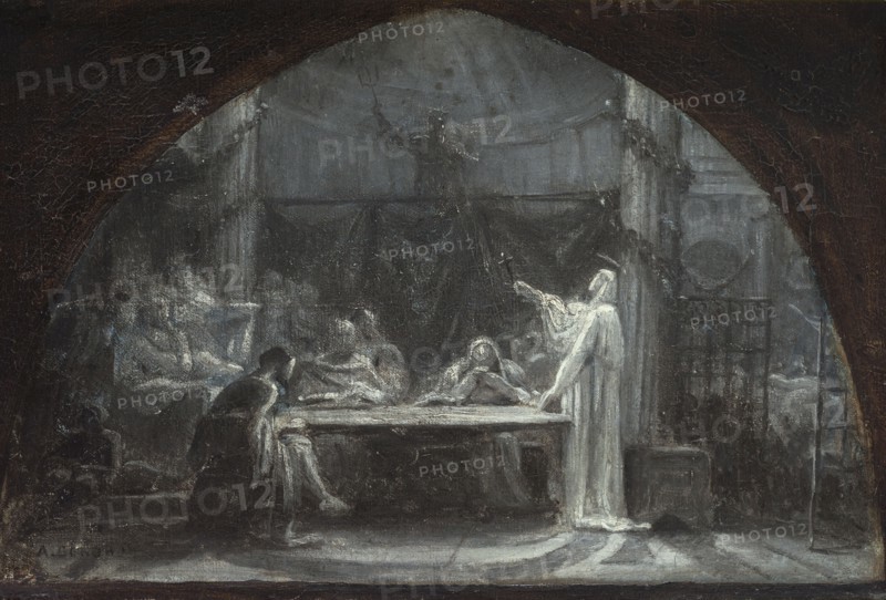 Esquisses pour l'église Saint-Gervais-Saint-Protais, c.1863. Creator: Auguste Gendron.