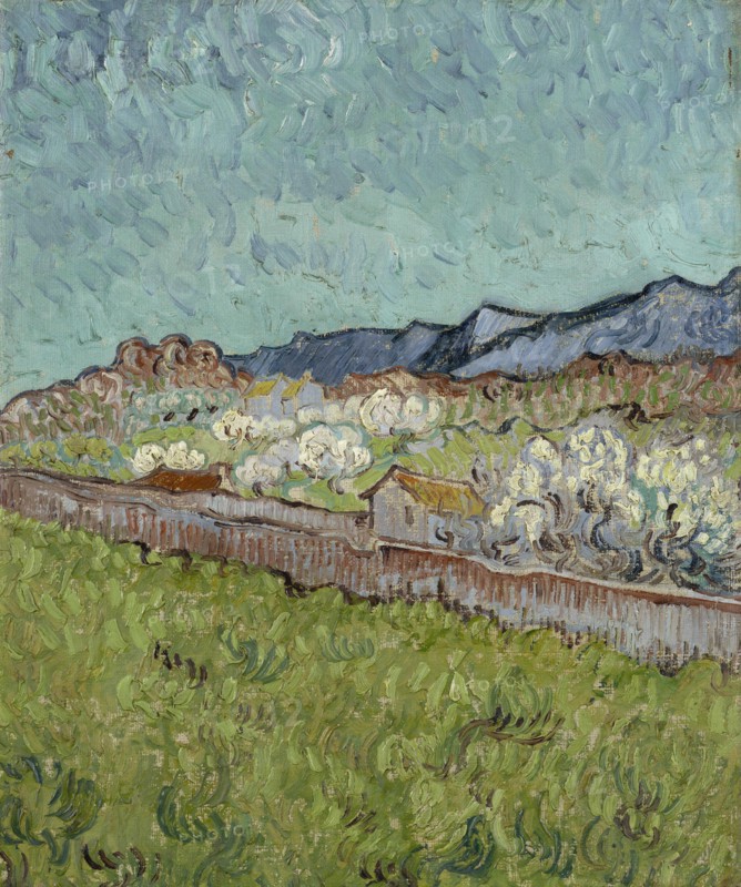 View of the Alpilles, 1890. Found in the collection of the Van Gogh Museum, Amsterdam.