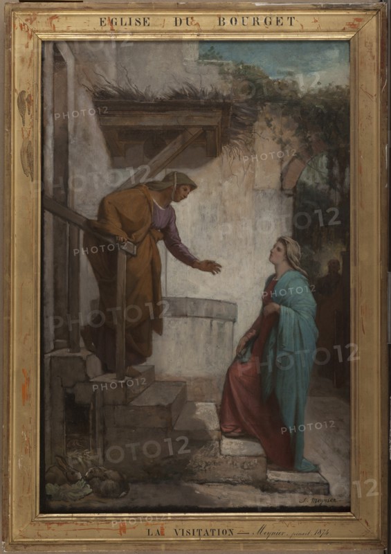 Esquisse pour l'église du Bourget : La Visitation, 1872. Creator: Jules-Joseph Meynier.