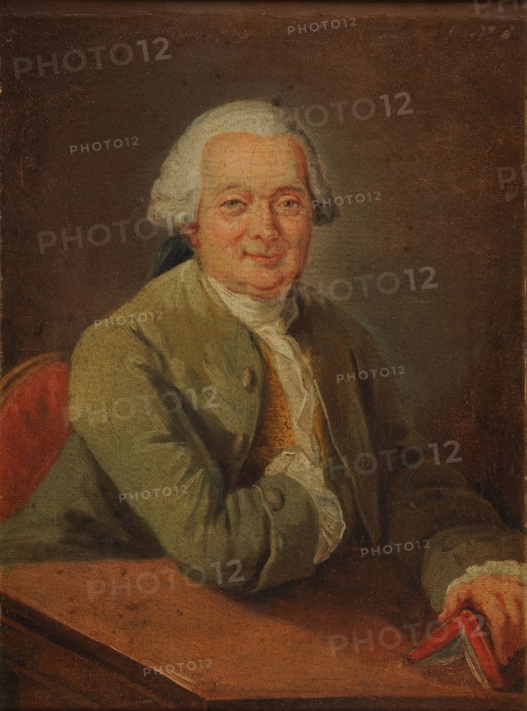 Portrait of Claude Adrien Helvétius (1715-1771), . Creator: Lassalle, Émile (1813-1871).