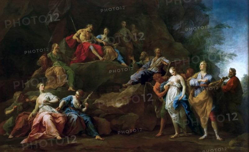 Orpheus' Descent into Hades, 1763. Found in the collection of the Musée du Louvre, Paris.