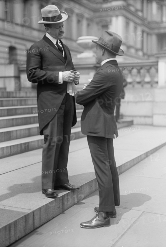 Count J.H. Von Bernstorff, Ambassador From Germany - Left, 1917.  Creator: Harris & Ewing.