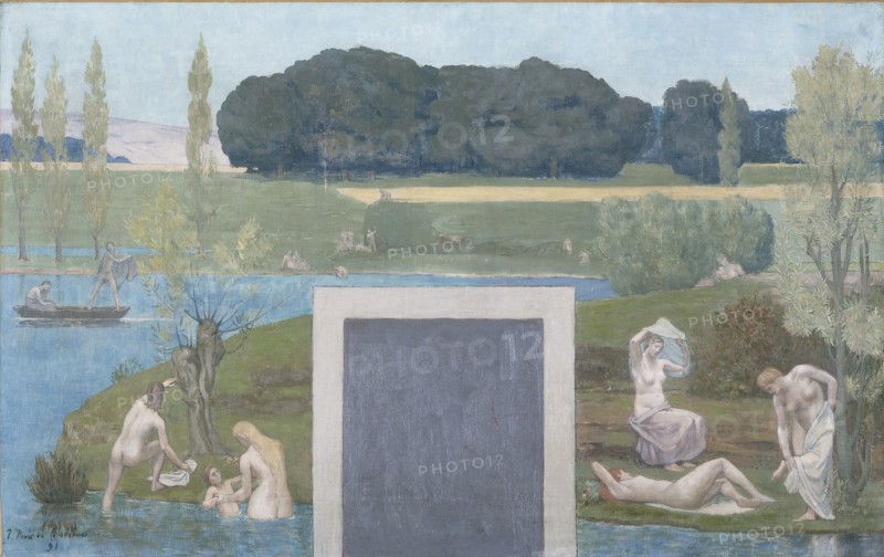 Esquisse pour l'Hôtel de Ville de Paris : l'été, 1891. Creator: Pierre Puvis de Chavannes.