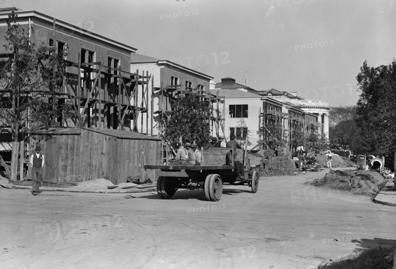 Council of National Defense Headquarters Under Construction, 1917. Creator: Harris & Ewing.