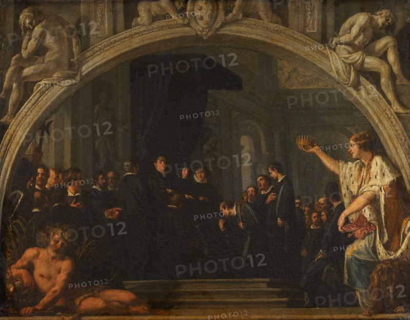 L'hommage du Sénat florentin au grand duc Ferdinand II, c.1621. Creator: Justus Sustermans.