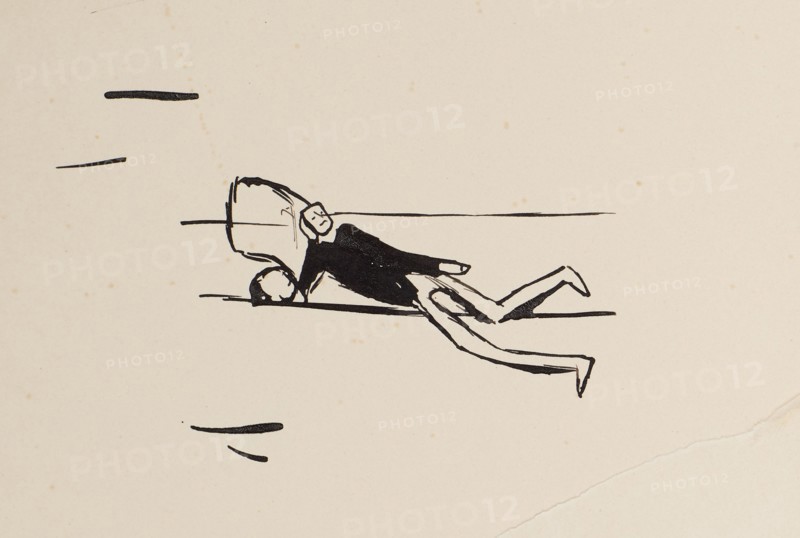 From the Black Notebook, ca 1923. Found in the collection of the National Library of Israel.