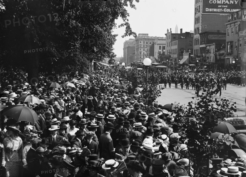 Statue of Commodore John Barry unveiled, Washington DC, 16 May 1914. Exercises, Parade, Etc.